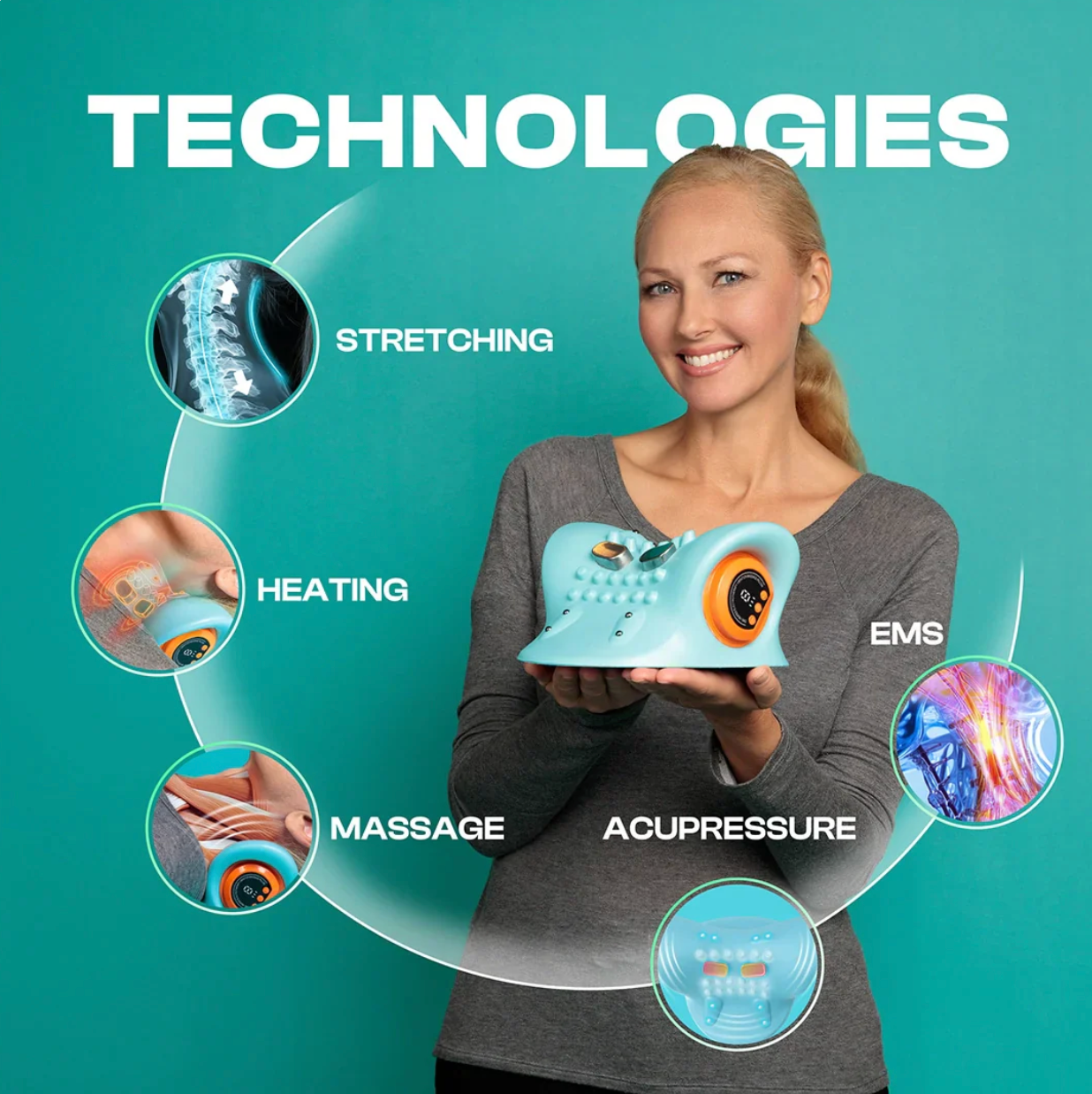 EliteRelax™ Electric Cervical Massager